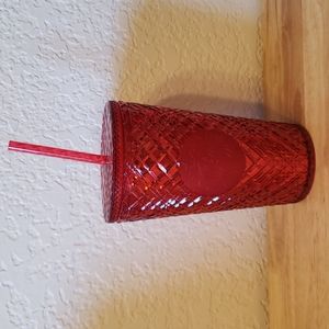 Grande Starbucks Red Jewel Tumbler